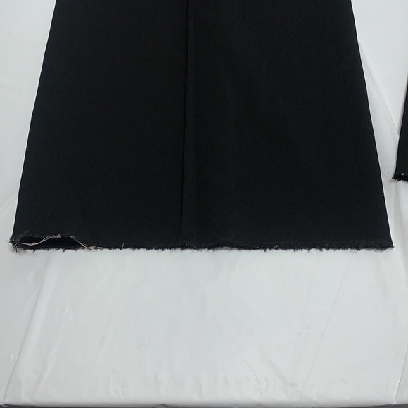 WOMEN’S Burberry London Black Dress Pants Unfinished cuff 39” waist - Picture 7 of 15